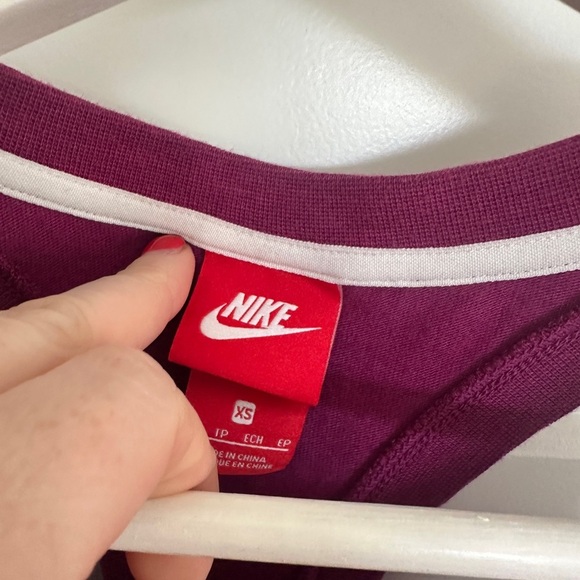 Nike Maroon Muscle Tank - Picture 2 of 3